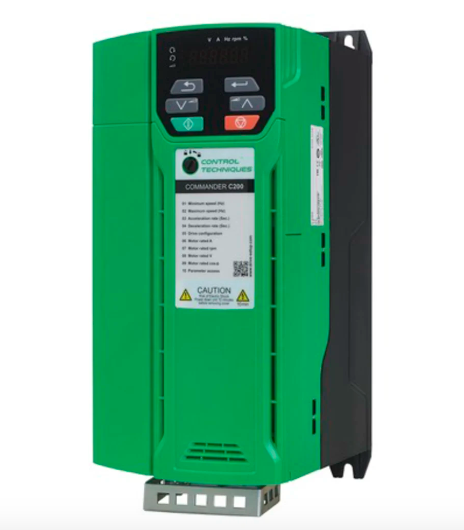 Variador de frecuencia Control Techniques serie C200, 7.5 kW, 380 ? 480 V ac, 3 fases, 17 A, 0 ? 550Hz C200-04400170